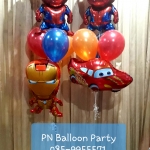 ช่อลูกโป่งสไปเดอร์แมน จำนวน 2 ช่อ Set of Spiderman balloons