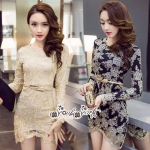 มินิเดรสสวยหรูดูไฮคลาสมากคะ ดีไซน์มีระดับ