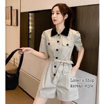 จั้มสูทขาสั้น แนวโคเลีย ทรงสวย