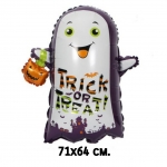 ลูกโป่งวันฮาโลวีน ผีน้อย Trick or Treat Balloon for Halloween Day
