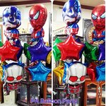 ลูกโป่งซุปเปอร์ฮีโร่ สไปเดอร์แมน แอนท์แมน กัปตันอเมริกา advenger marvel spiderman balloons