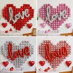 ลูกโป่งหัวใจ & LOVE ไซต์จัมโบ้ Love Foil Balloon สำเนา