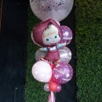 เซ็ตช่อลูกโป่งตัวการ์ตูน+กริตเตอร์ขนาด 36 นิ้ว พร้อมข้อความและพู่