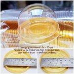 กล่องกลมฝาโดม 6.7*4.8cm. 50ชุด/แพ็ค กล่องขนมไหว้พระจันทร์ ขนมเปี๊ยะ ขนมวุ้น เค้กส้ม ของไหว้ ของชำร่วย bbpo j12