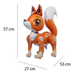 ลูกโป่งสุนัขจิ้งจอก 4D ยืนตั้งพื้นได้ Fox ANIMAL Balloons standing สำเนา สำเนา