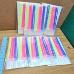 เทียนผอม 20แท่ง×6แพ็ค ยาว13.5cm.เทียน+ฐานปัก เทียนวันเกิด เค้กวันเกิด