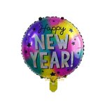 ลูกโป่งปีใหม่ Happy New Year Balloon สีรุ้ง