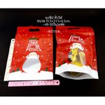 ถุงซิปตั้งได้ มีหูหิ้ว ซานต้า คริสมาส ~49-50ใบ/แพ๊ค ซิปล็อค