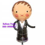 ลูกโป่งฟอยล์รูปเจ้าบ่าว ลูกโป่งแต่งงานขนาดจัมโบ้ Jumbo Wedding Party Boy & Girl