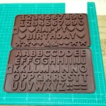 ✅️🇹🇭 แม่พิมพ์ซิลิโคน ตัวอักษร ตัวเลข Silicone Mold A-Z วุ้นแฟนซี ช็อคโกแลต เรซิ่น เจริญ12