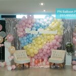 ฉากลูกโป่งหัวใจ Heart Balloon Backdrop กำแพงลูกโป่ง ลูกโป่งงานปาร์ตี้ งานวันเกิด งานรื่นเริง