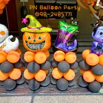 ลูกโป่งวันฮาโลวีน แบบตั้งพื้น 4 ชั้น Halloween Balloons