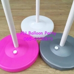 ฐานบอลลูนสีเทา ฐานคอลัมน์พลาสติกทรงกลม