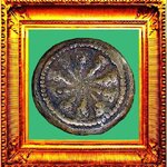 เหรียญหฃ่อพิมพ์งบน้ำอ้อยหลวงพ่อโบ้ยวัดมะนาว องค์ที่ 1