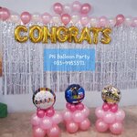 ม่านฟลอยลูกโป่ง กำแพงลูกโป่ง ตกแต่งลูกโป่งงานปาร์ตี้ งานวันเกิด งานรื่นเริง