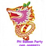 ลูกโป่งการ์ตูนลายมังกรจีน Chinese Dragon Balloon