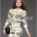 Lady Ribbon Jacket and Printed ขายส่งเสื้อแจ๊กเก็ต