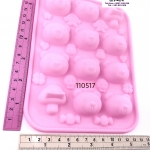 พิมพ์ซิลิโคน หมี เห็ด ลูกอม ซีรีย์ การ์ตูน แม่พิมพ์ silicone Mold พิมพ์วุ้น พิมพ์ช็อคโกแลต j12