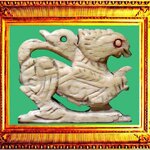 สิงห์หลวงพ่อเดิมวัดหนองโพธิ์ (ขนาด 3 x 2.5 ซ.ม. หนัก 4.76 กรัม)