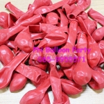 ลูกโป่งสีพื้น สีแดง ขนาด 6 นิ้ว Latex Standard Color Balloon แพคละ 20 ใบ