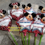 ลูกโป่งมิกกี้มินนี่ ขนาดมินิ Mickey Minnie Birthday balloons