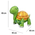 ลูกโป่งเต่าเขียว 4D ยืนตั้งพื้นได้ Turtle ANIMAL Balloons standing