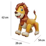 ลูกโป่งสิงโต 4D ยืนตั้งพื้นได้ Lion ANIMAL Balloons standing