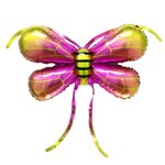 ลูกโป่งปีกผึ้ง ปีกผีเสื้อ แบบผูกติดหลัง Bee wing Foil Balloons