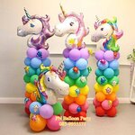 เสาลูกโป่งยูนิคอร์น ม้าโพนี่ ม้าบินเทพนิยาย Balloon Stand for party