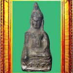 พระหูยานลพบุรีพิมพ์กลางหน้าหนุ่มอกกากบาท