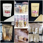 12×20+ก้นถุง4cm. ถุงซิปล็อค ตั้งได้ ~49-50ใบ/แพ๊ค