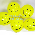 ลูกโป่งหน้ายิ้ม สีเหลือง รุ่นออริจินอล ขนาด 12 นิ้ว แพค 3 ชิ้น Original Latex Smile Face Balloons