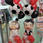 ลูกโป่งเจ้าบ่าวเจ้าสาว แบบตั้งพื้น wedding balloons