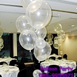 ลูกโป่งใสขนาด 16 นิ้ว สามารถใส่ลูกโป่งลูกเล็กๆ กระดาษสี และของขวัญด้านในลูกโป่งได้ Clear Latex Balloon