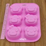 ✅️🇹🇭 พิมพ์ซิลิโคน หน้าหมี แม่พิมพ์วุ้น แม่พิมพ์สบู่