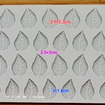 ✅️🇹🇭 ใบไม้ พิมพ์ซิลิโคน พิมพ์วุ้น พิมพ์ช็อคโกแลต พิมพ์ฟองดอง Silicone Mold