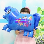ลูกโป่งการ์ตูนรูปม้าโพนี่ สีฟ้าเข้ม Little Pony Pony Twilight Sparkle Foil Balloons