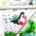 ธงปาร์ตี้วันเกิด ธงราวลายการ์ตูนสุดน่ารักพร้อมเชือกแขวน