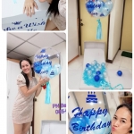 เซ็ตกล่องเซอร์ไพส์ บับเบิ้ลใสแจ๋วและข้อความ พร้อมท๊อปปิ้งลูกโป่งและฟรุ๊งฟริ๊งในกล่อง