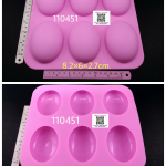 พิมพ์ซิลิโคน สบู่ก้อนใหญ่ วงรี โค้ง Silicone Mold แม่พิมพ์ขนม แม่พิมพ์ช็อคโกแลต เรซิน