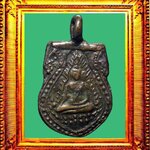 เหรียญหล่อพระพุทธหลังนักษัตรวัดเขาตะเครา(เนื้อสำริด)