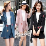 เสื้อสูทโทนสีดำคลาสสิค สีฟ้าครามวินเทจๆ สีชมพูสดใสหวานๆ