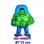 ลูกโป่งการ์ตูนยักษ์เขียว Hulk Man Super Hero Foil Balloon
