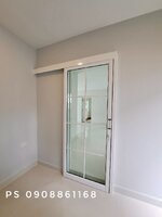 เปลี่ยนประตูครัวให้เป็นประตูบานเลื่อนกระจกอลูมิเนียม เซ็นโทร