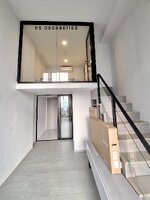 กั้นห้องคอนโด duplex ด้วยประตูบานเปิดและบานตายกระจกเทมเปอร์ คอนโดorigin plugandplay รามคำแหง