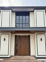 เปลี่ยนประตูบ้านบานไม้ให้เป็นประตูบานเปิดแม่ลูกอลูมิเนียมลายไม้วอลนัท สวยงาม หรูหรา ทนแดด ทนฝน ไม่ผุ ไม่เป็นสนิม ไม่จุกจิก