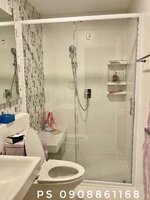 กั้นแบ่งส่วนเปียกแห้งในห้องน้ำด้วยกระจกนิรภัยแบบเลื่อนอลูมิเนียมสีขาวกระจกใส