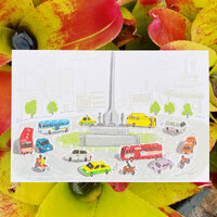 Victory Monument postcard โปสการ์ด ลายอนุสาวรีย์ 4x6 inch