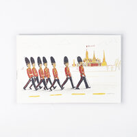 Royal Palace postcard โปสการ์ด ลายสนามหลวง 4x6 inch