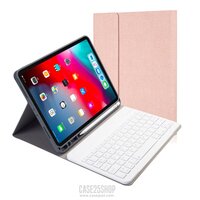 (สี Rose Gold) เคสคีย์บอร์ด แป้นไทย/อังกฤษ มีที่เก็บปากกา - iPad Pro 11" 2020